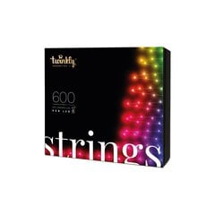 TWINKLY Strings 600 (TWS600STP-BEU) Умные гирлянды для елки 600 LED RGB 48 м цена и информация | Гирлянды | pigu.lt