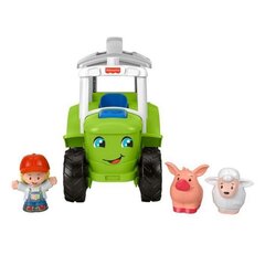 Трактор Fisher Price Little People, зеленый цена и информация | Игрушки для мальчиков | pigu.lt
