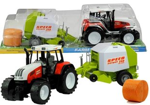 Traktorius su presu Lean Toys, 65 cm kaina ir informacija | Žaislai berniukams | pigu.lt