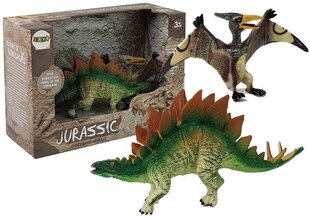 Dinozaurų figūrėlių rinkinys: Stegosaurus, Pteranodon LeanToys kaina ir informacija | Žaislai berniukams | pigu.lt