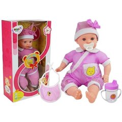 Lėlė kūdikis LeanToys, 45 cm kaina ir informacija | Žaislai mergaitėms | pigu.lt