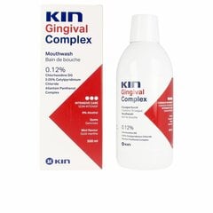 Burnos skalavimo skystis KIN Gingival Complex, 500 ml kaina ir informacija | Dantų šepetėliai, pastos | pigu.lt