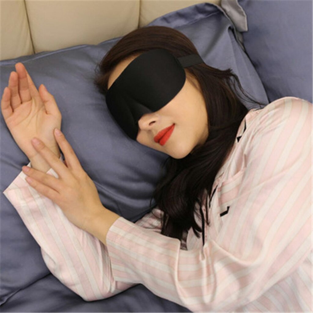 Miego kaukė akims 3D, rožinė APTL209 kaina ir informacija | Naktiniai, pižamos moterims | pigu.lt