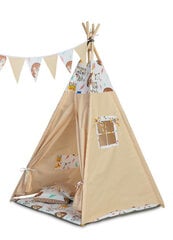 Палатка Apache, коричневая цена и информация | Детские игровые домики | pigu.lt
