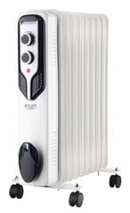 Масляный радиатор ADLER AD-7816 (9 секций) цена и информация | Обогреватели | pigu.lt