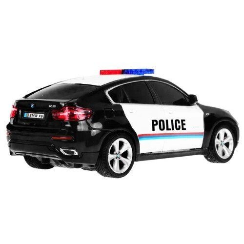 RC Policijos automobilis BMW X6, 1:24 цена и информация | Žaislai berniukams | pigu.lt