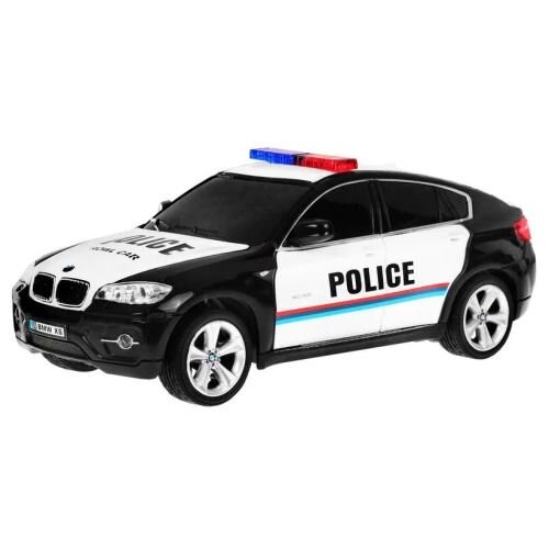 RC Policijos automobilis BMW X6, 1:24 kaina ir informacija | Žaislai berniukams | pigu.lt