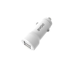 BWOO car charger CC59 2x USB 2,4A white цена и информация | Зарядные устройства для телефонов | pigu.lt