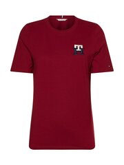 Marškinėliai moterims Tommy Hilfiger, raudoni kaina ir informacija | Marškinėliai moterims | pigu.lt