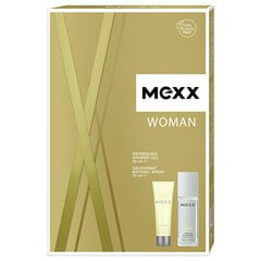 Набор для женщин Mexx Women: дезодорант-спрей, 75 мл + гель для душа, 50 мл цена и информация | Женская парфюмированная косметика | pigu.lt