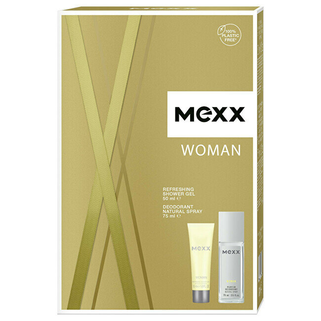 Rinkinys moterims Mexx Women: purškiamas dezodorantas, 75 ml + dušo želė, 50 ml kaina ir informacija | Parfumuota kosmetika moterims | pigu.lt