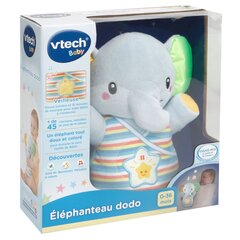 Minkštas dramblys Žaislas Vtech Baby Dodo Šviesus Mėlyna Muzikinis Nakties režimas kaina ir informacija | Žaislai kūdikiams | pigu.lt