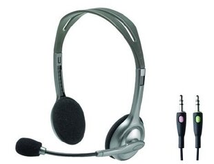 Logitech H110 Stereo (981-000271) kaina ir informacija | Ausinės | pigu.lt