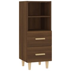 Шкафчик, 34,5x34x90см, коричневый цена и информация | Шкафчики в гостиную | pigu.lt
