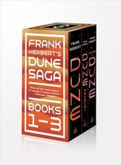 Frank Herbert's Dune Saga 3-Book Boxed Set: Dune, Dune Messiah, and Children of Dune цена и информация | Фантастика, фэнтези | pigu.lt