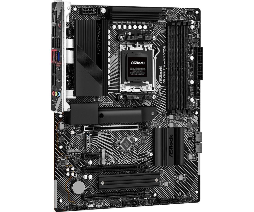 Mainboard|ASROCK|AMD X670|SAM5|ATX|Memory DDR5|Memory slots 4|1xPCI-Express 4.0 1x|2xPCI-Express 4.0 16x|1xPCI-Express 5.0 16x|4xM.2|1xHDMI|1xDisplayP kaina ir informacija | Pagrindinės plokštės | pigu.lt