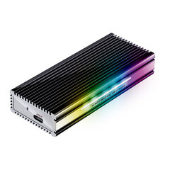 LC Power LC-M2-C-MULTI-RGB цена и информация | Чехлы для внешних жестких дисков | pigu.lt