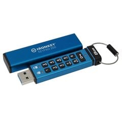 Kingston Ironkey 8GB USB 3.2 kaina ir informacija | USB laikmenos | pigu.lt