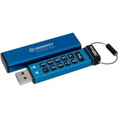 Память Flash Kingston IKKP200/32ГБ, синяя цена и информация | USB накопители | pigu.lt