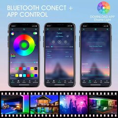 Светодиодная лента Bluetooth длиной 10 м с приложением для телефона и пультом дистанционного управления LIVMAN SMD5050 цена и информация | Светодиодные ленты | pigu.lt