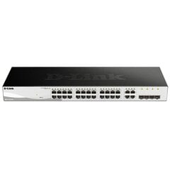 D-Link DGS-1210-24/E Juoda Ethernet LAN 10/100/1000 24 x RJ45 kaina ir informacija | Komutatoriai (Switch) | pigu.lt