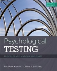 Psychological Testing: Principles, Applications, and Issues 9th edition цена и информация | Книги по социальным наукам | pigu.lt