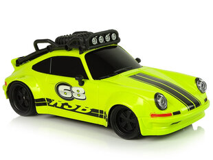 Lean toys Sportinis automobilis 1:18 Green Spare Wheel Pilot kaina ir informacija | Žaislai berniukams | pigu.lt