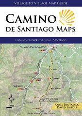 Camino de Santiago Maps: Camino Frances: St Jean - Santiago 2nd edition цена и информация | Книги о питании и здоровом образе жизни | pigu.lt