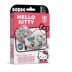 Гигиеническая маска многоразового использования My Other Me Hello Kitty Premium, 6-9 лет цена и информация | Первая помощь | pigu.lt