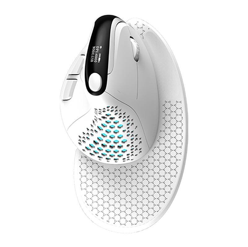 Delux Wireless Ergonomic Mouse M618XSD BT+2.4G RGB kaina ir informacija | Pelės | pigu.lt