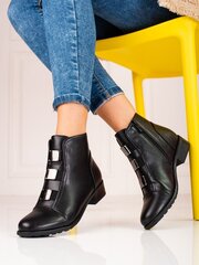 Auliniai batai moterims W.Potocki POL79546, juodi kaina ir informacija | Aulinukai, ilgaauliai batai moterims | pigu.lt