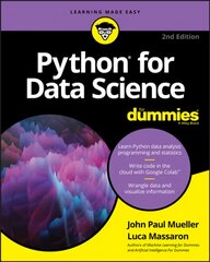 Python for Data Science For Dummies, 2nd Edition 2nd Edition цена и информация | Книги по экономике | pigu.lt