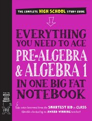 Everything You Need to Ace Pre-Algebra and Algebra I in One Big Fat Notebook kaina ir informacija | Knygos paaugliams ir jaunimui | pigu.lt