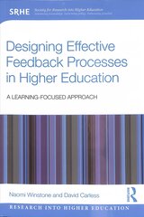 Designing Effective Feedback Processes in Higher Education: A Learning-Focused Approach kaina ir informacija | Socialinių mokslų knygos | pigu.lt