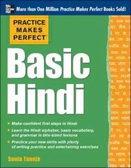 Practice Makes Perfect Basic Hindi цена и информация | Пособия по изучению иностранных языков | pigu.lt