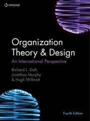 Organization Theory & Design: An International Perspective 4th edition kaina ir informacija | Ekonomikos knygos | pigu.lt