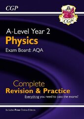 A-Level Physics: AQA Year 2 Complete Revision & Practice with Online Edition kaina ir informacija | Ekonomikos knygos | pigu.lt