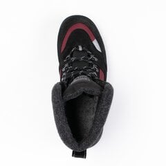 Žieminiai aulinukai moterims Kuoma, juodi/raudoni kaina ir informacija | Aulinukai, ilgaauliai batai moterims | pigu.lt