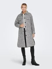 Женское пальто-рубашка ONLY 15260023*01 5715313367232, серое цена и информация | Женские пальто | pigu.lt