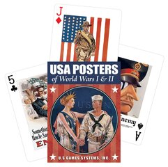 Žaidimų kortos USA Posters Of World Wars I And II Us Games Systems цена и информация | Настольные игры, головоломки | pigu.lt