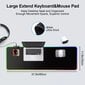 RGB pelės kilimėlis XL, 80x30x0,4 cm kaina ir informacija | Pelės | pigu.lt
