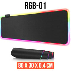 Коврик для мыши RGB XL, 80x30x0,4 см цена и информация | Мыши | pigu.lt