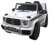 Elektromobilis Mercedes G63, su valdymo pultu, baltas цена и информация | Elektromobiliai vaikams | pigu.lt