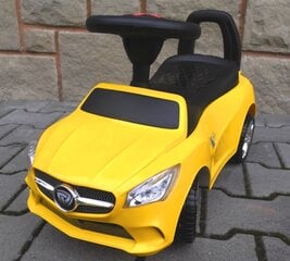 Paspiriamas vaikiškas automobilis J2 Geltonas kaina ir informacija | Žaislai kūdikiams | pigu.lt