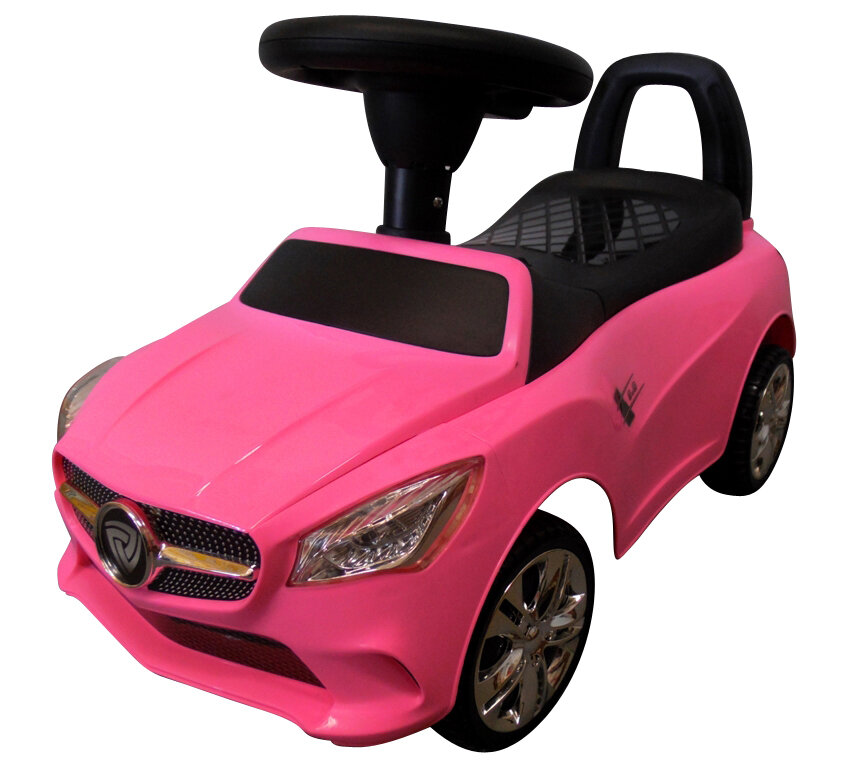 Paspiriamas vaikiškas automobilis J2 Rožinis цена и информация | Žaislai kūdikiams | pigu.lt