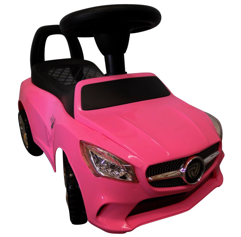 Paspiriamas vaikiškas automobilis J2 Rožinis kaina ir informacija | Žaislai kūdikiams | pigu.lt