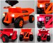 Paspiriamas vaikiškas automobilis J10, oranžinis kaina ir informacija | Žaislai kūdikiams | pigu.lt