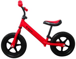 Balansinis dviratukas R7, 12' raudonas kaina ir informacija | Balansiniai dviratukai | pigu.lt