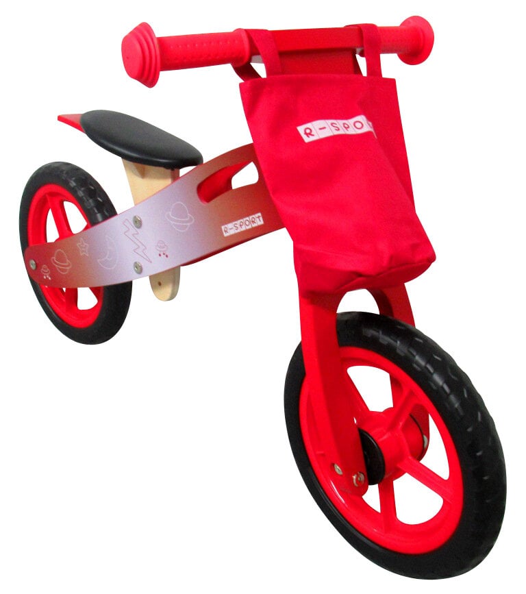 Balansinis dviratukas R10, 12' raudonas kaina ir informacija | Balansiniai dviratukai | pigu.lt