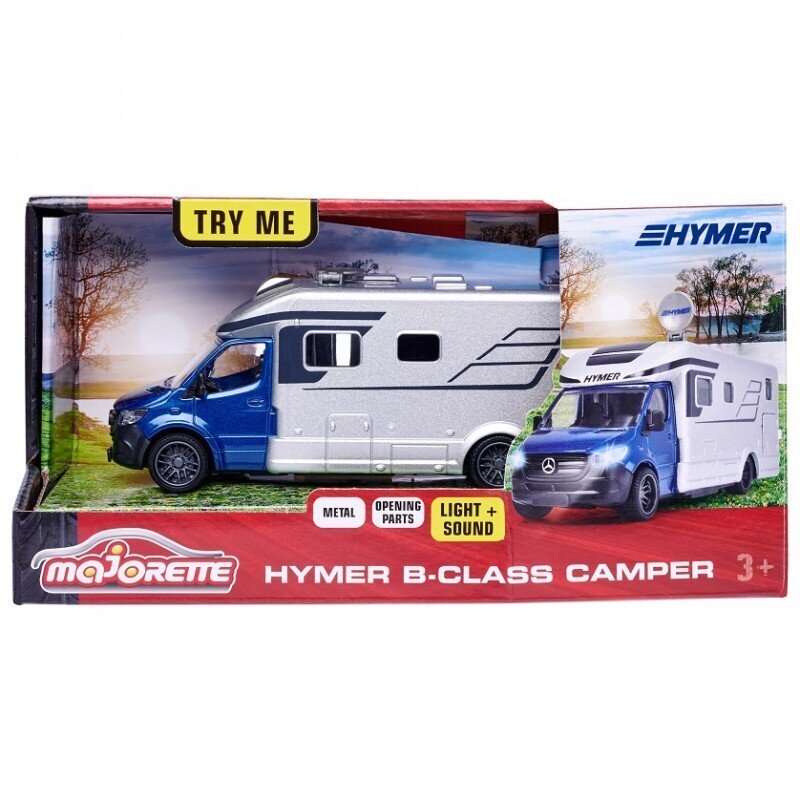 Namelis ant ratų B klasės Majorette GS Hymer 213773000, 19 cm kaina ir informacija | Žaislai berniukams | pigu.lt